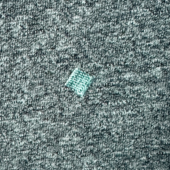 Madewell S Heather Gray Embroidered U-Neck Tee - Picture 5 of 8